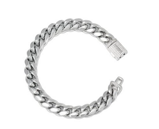 Darkai White Cuban Bracelet