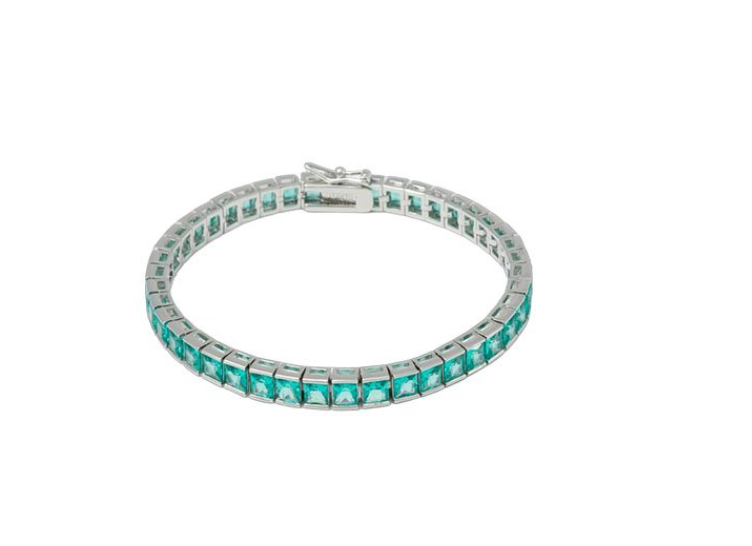 Darkai Paraiba Tennis Bracelet