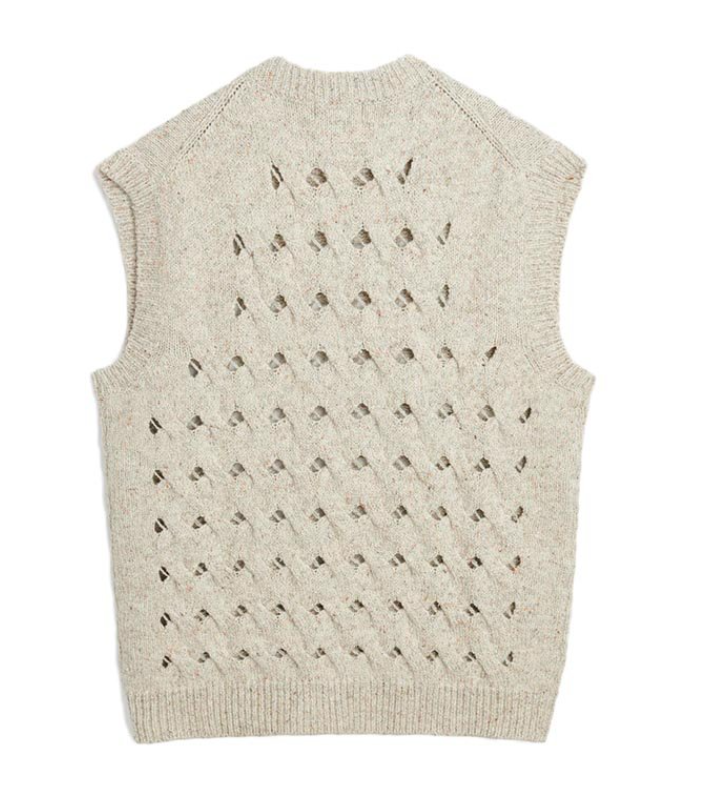 Soulland Toby Vest Ecru