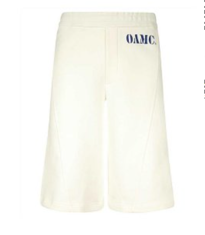 OAMC Sweatpants Geo Short Knitted Off White