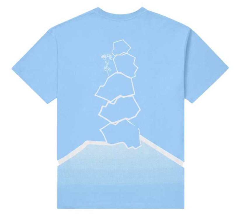 Objects IV Life Balance Print Tee Pop Blue