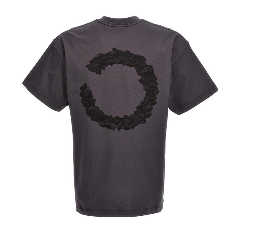 Objects IV Life Boulder Print T-Shirt Anthracite Grey