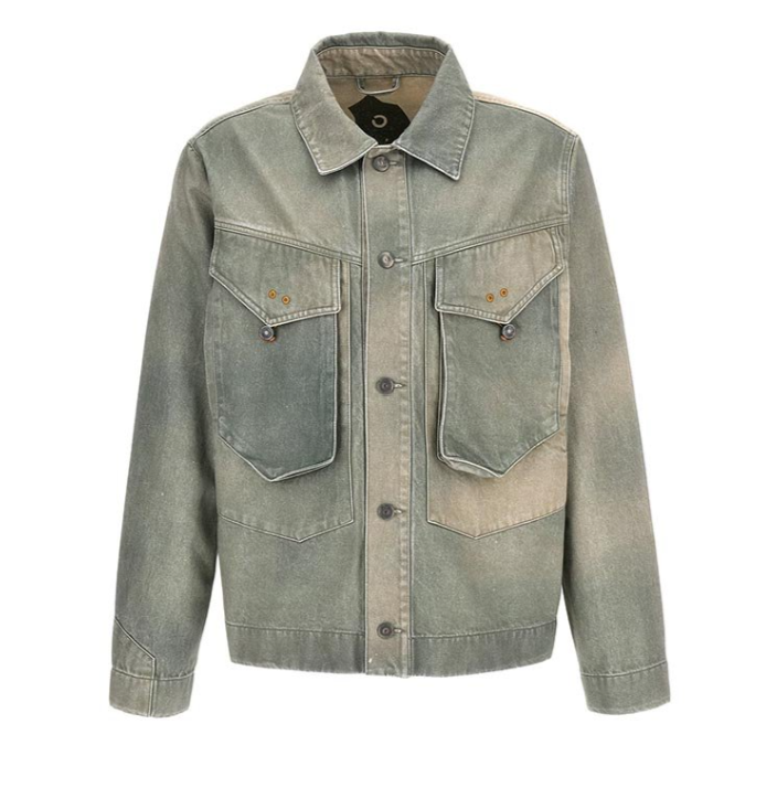 Objects IV Life Traditional Denim Jacket Green Patina