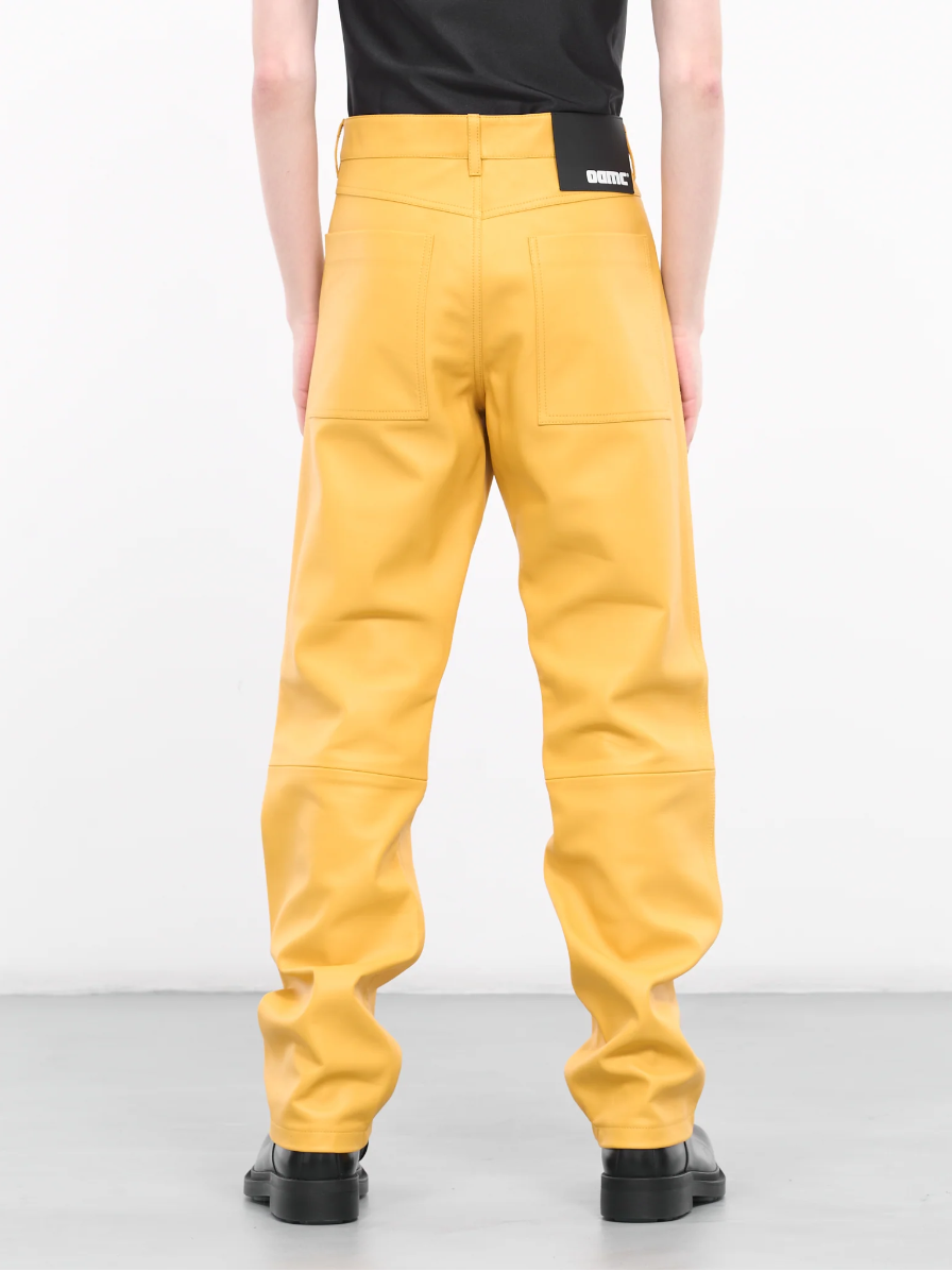 OAMC Leather Titan Pants Sun