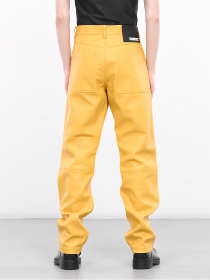 OAMC Leather Titan Pants Sun