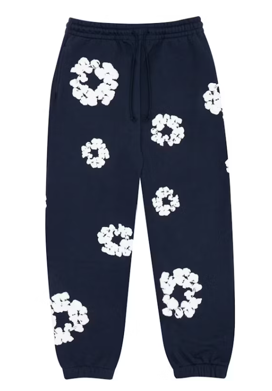 Denim Tears The Cotton Wreath Sweatpants Navy