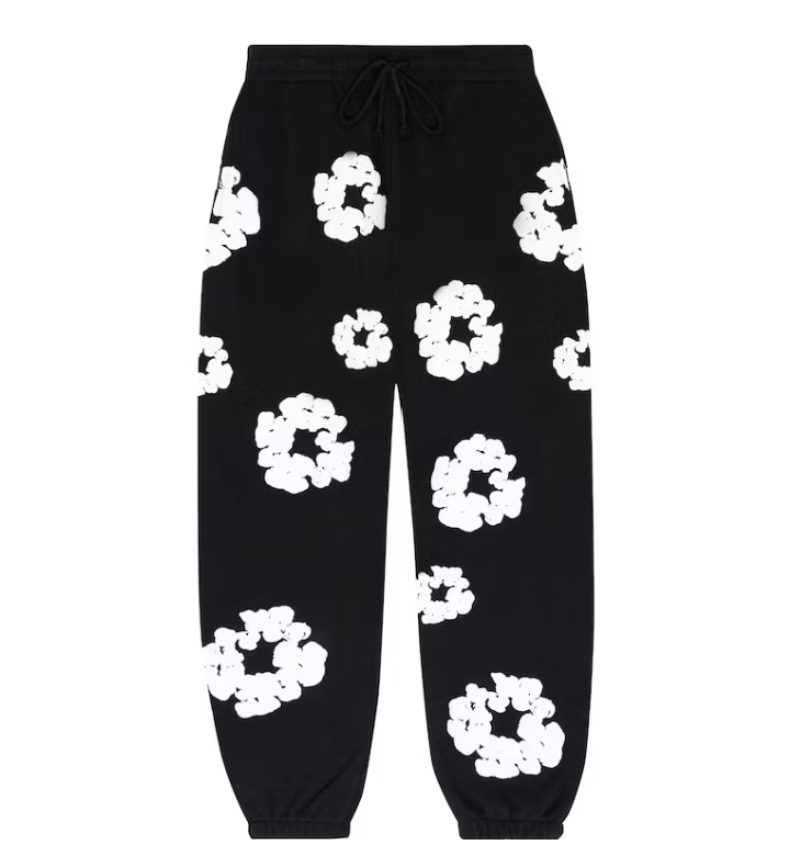 Denim Tears The Cotton Wreath Sweatpants Black