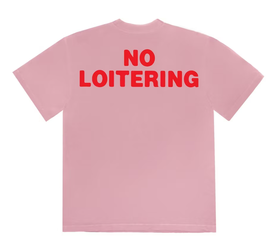 Travis Scott Not A Crime T-Shirt II Pink