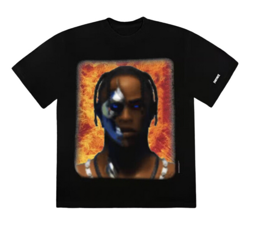 Travis Scott X Fortnite T-3500 Portrait T-Shirt