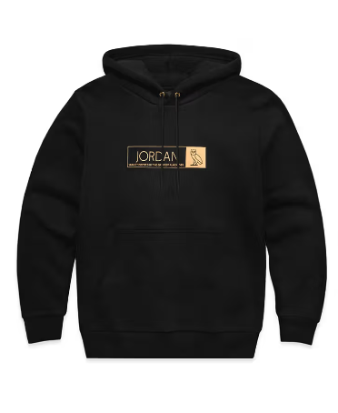 OVO X Air Jordan Hoodie Sweatshirt Black