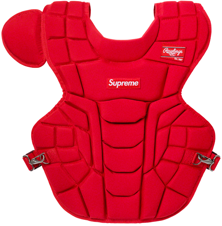 Supreme Rawlings Catcher's Chest Protector Red