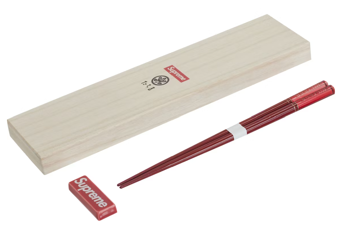 Supreme Chopstick Set Red