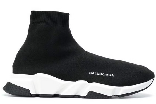 Balenciaga Speed Trainer Black White Black