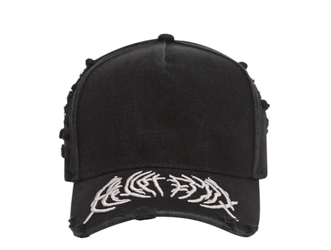 HELIOT EMIL Distorted Cap Black