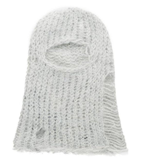 HELIOT EMIL Arise Mohair Balaclava Light Gray