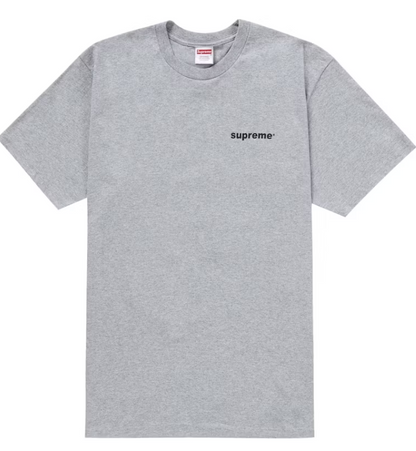 Supreme Fuck Money Tee Heather Grey