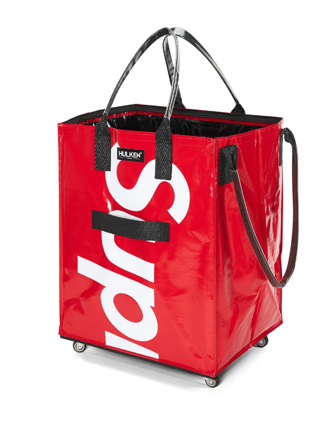 Supreme Hulken Rolling Tote Bag Red