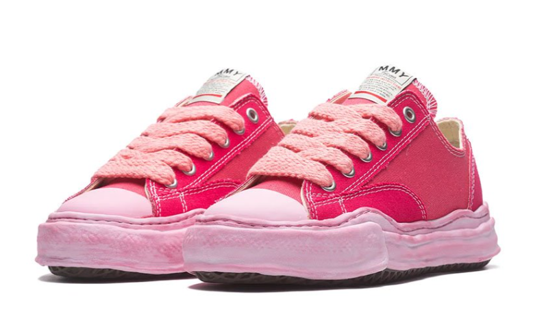 Maison Mihara Yasuhiro Peterson Low OG Sole Canvas Sneaker Pink