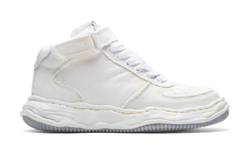 Maison Mihara Yasuhiro Wayne High OG Sole Canvas Sneaker White