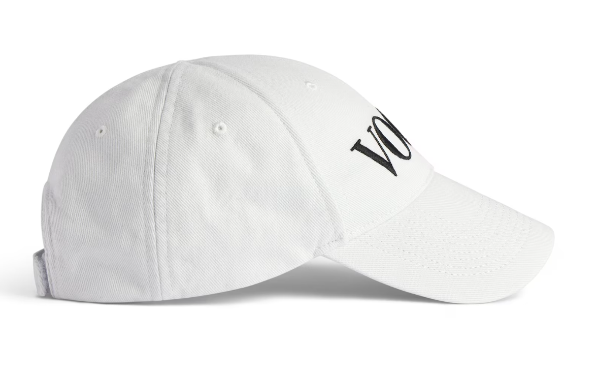 Balenciaga Vogue Cap in White