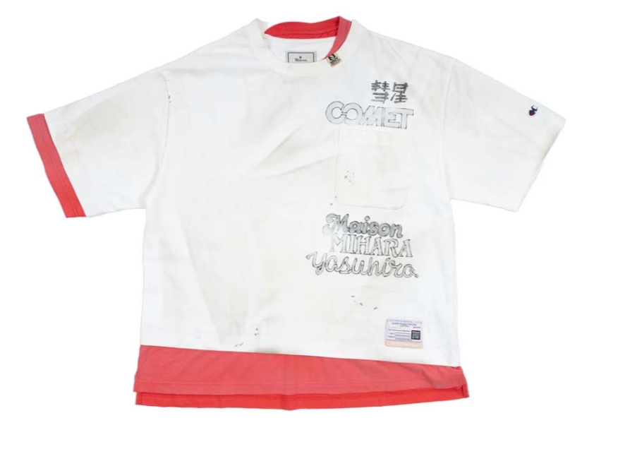 Maison Mihara Yasuhiro Printed Layered T-Shirt White