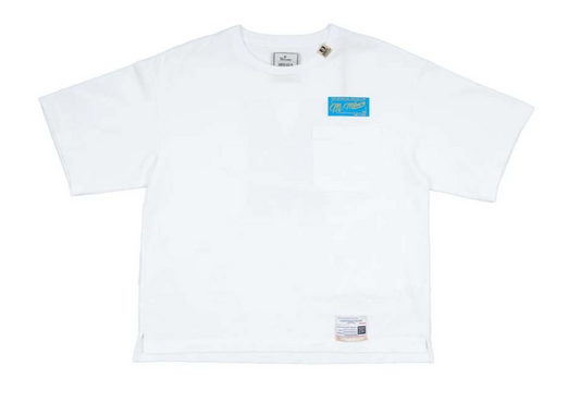 Maison Mihara Yasuhiro M Back Print T-Shirt White