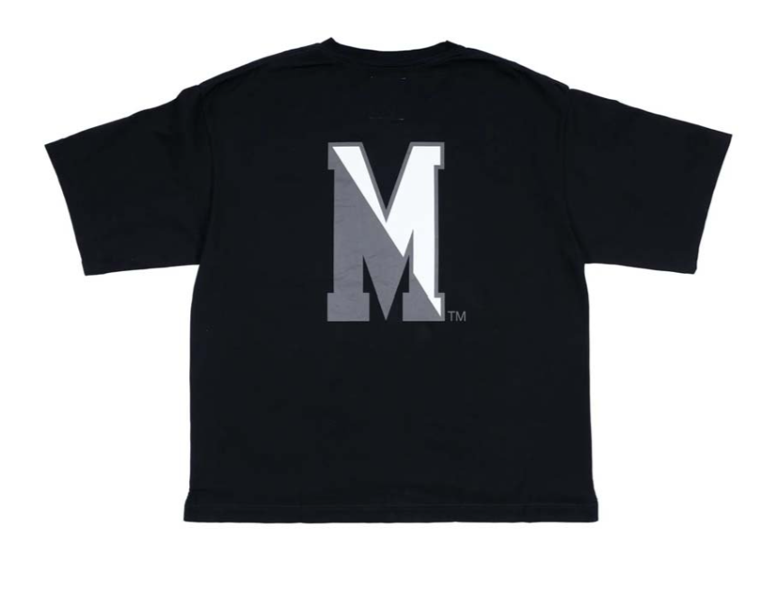 Maison Mihara Yasuhiro M Back Print T-Shirt Black