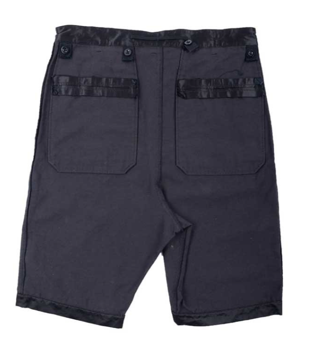 Maison Mihara Yasuhiro Logo Patch Bermuda Shorts Black