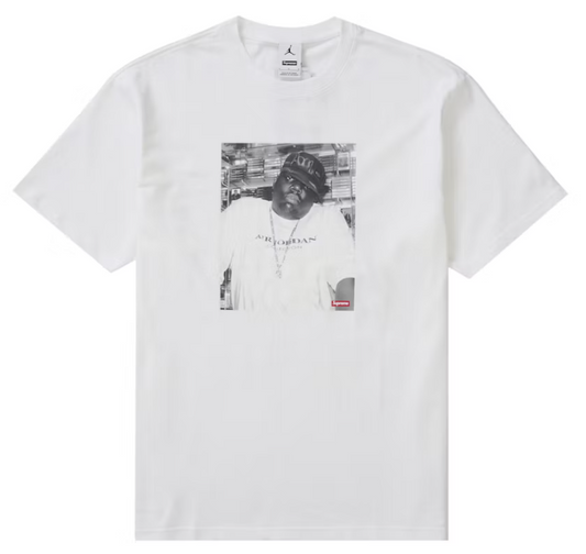 Supreme Jordan Biggie S/S Top White