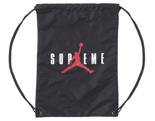 Supreme Jordan Drawstring Bag Black