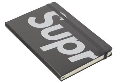 Supreme Moleskin Notebook Large Black