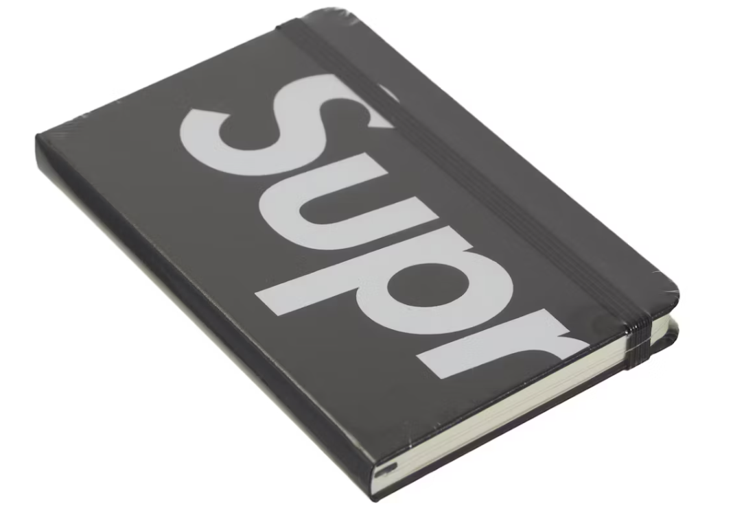 Supreme Moleskin Notebook Small Black