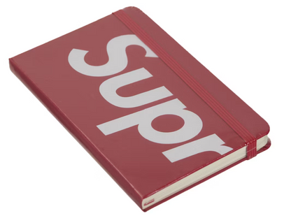 Supreme Moleskin Notebook Small Red