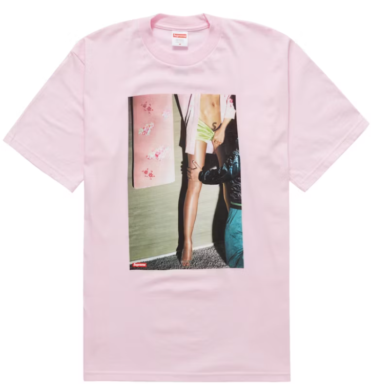 Supreme Model Tee Light Pink