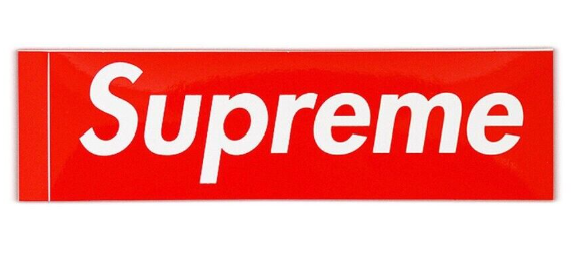 Supreme Box Logo Sticker Red