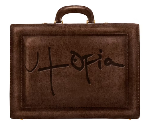 Travis Scott Utopia Briefcase Brown