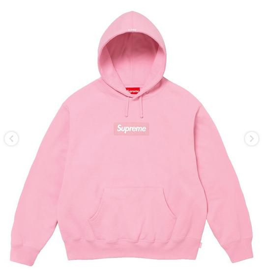 Supreme Box Logo Hoodie Pink FW24