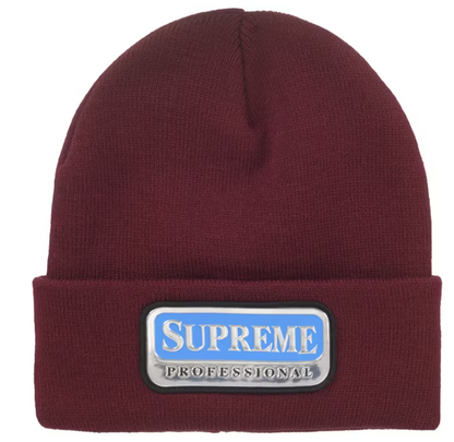 Supreme Professional Beanie Burgundy