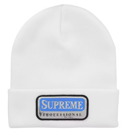 Supreme Professional Beanie White