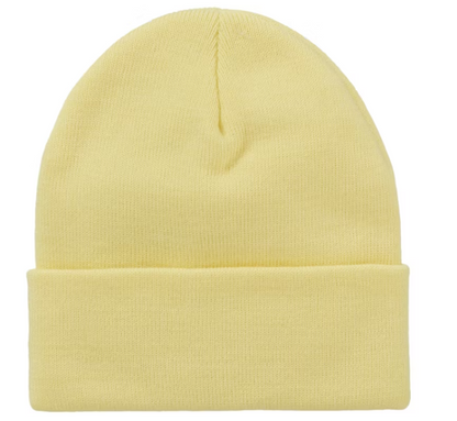 Supreme Crest Beanie Pale Yellow