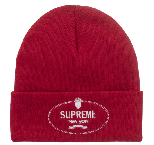 Supreme Crest Beanie Red