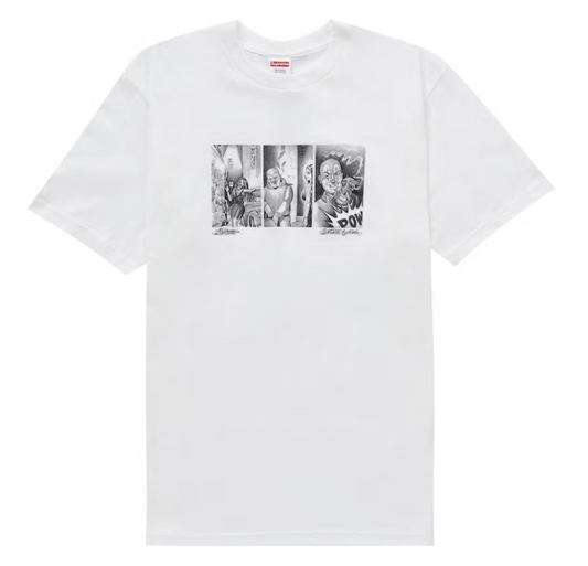 Supreme Mister Cartoon Pow Tee White