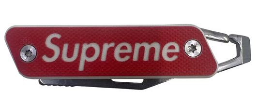 Supreme TRUE Modern Keychain Knife Red