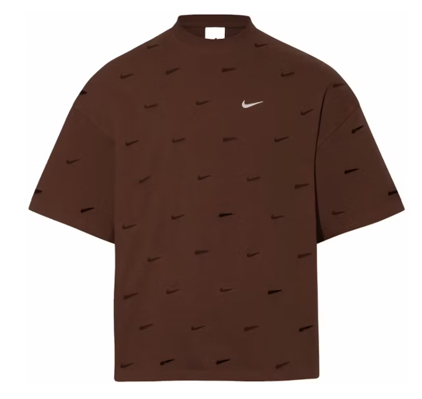 Jacquemus x Nike Le Swoosh T-shirt Brown