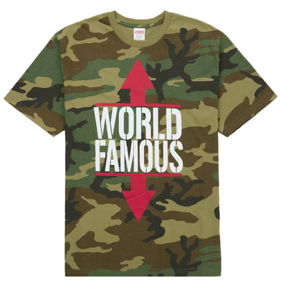 Supreme World Famous Tee Camo