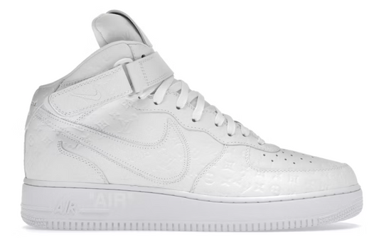 Louis Vuitton Nike Air Force 1 Mid By Virgil Abloh White