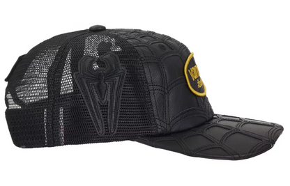 Supreme Vanson Leathers Spider-Man Mesh Back 6-Panel Hat Black
