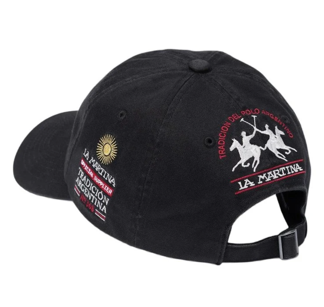Supreme La Martina 6-Panel Black
