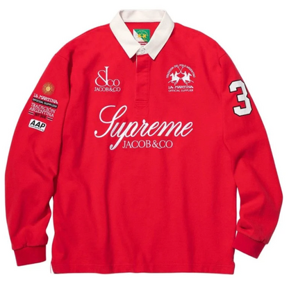 Supreme La Martina Rugby LS Red