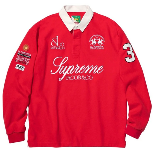 Supreme La Martina Rugby LS Red